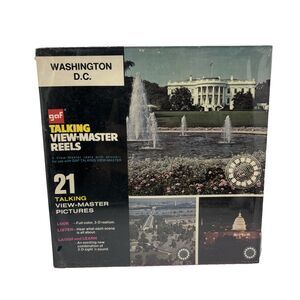 Brand New Sealed - Talking View Master Reels Vintage Toy Retro GAF Washington DC